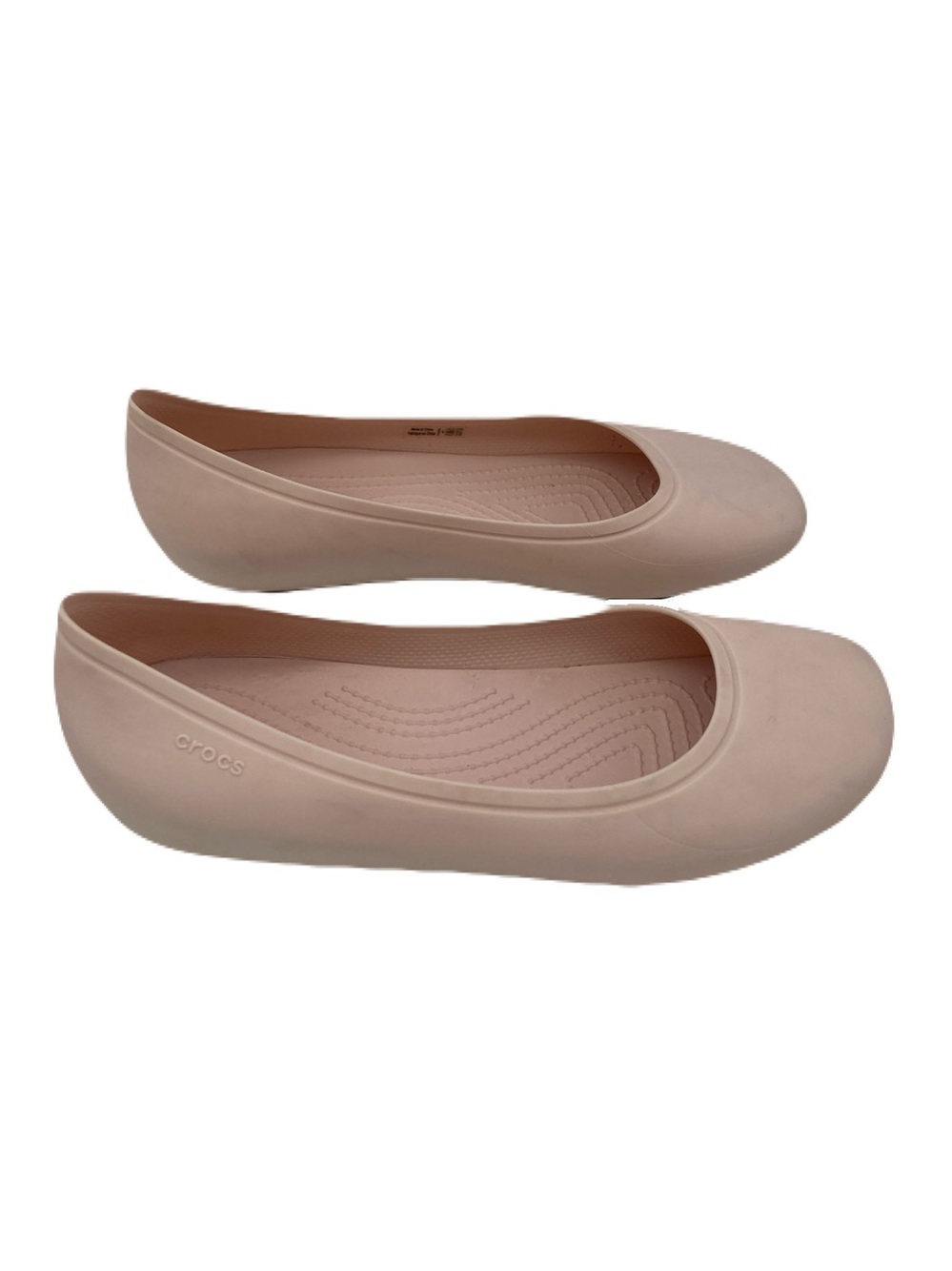 Crocs Blush Pink Rounded Toe Ballet Flats
